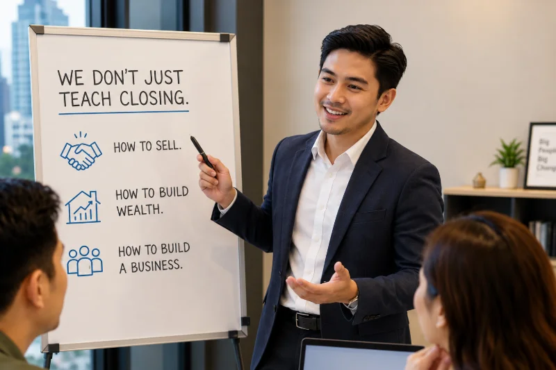 Mentor membimbing perunding hartanah: how to sell, how to build wealth, how to build a business